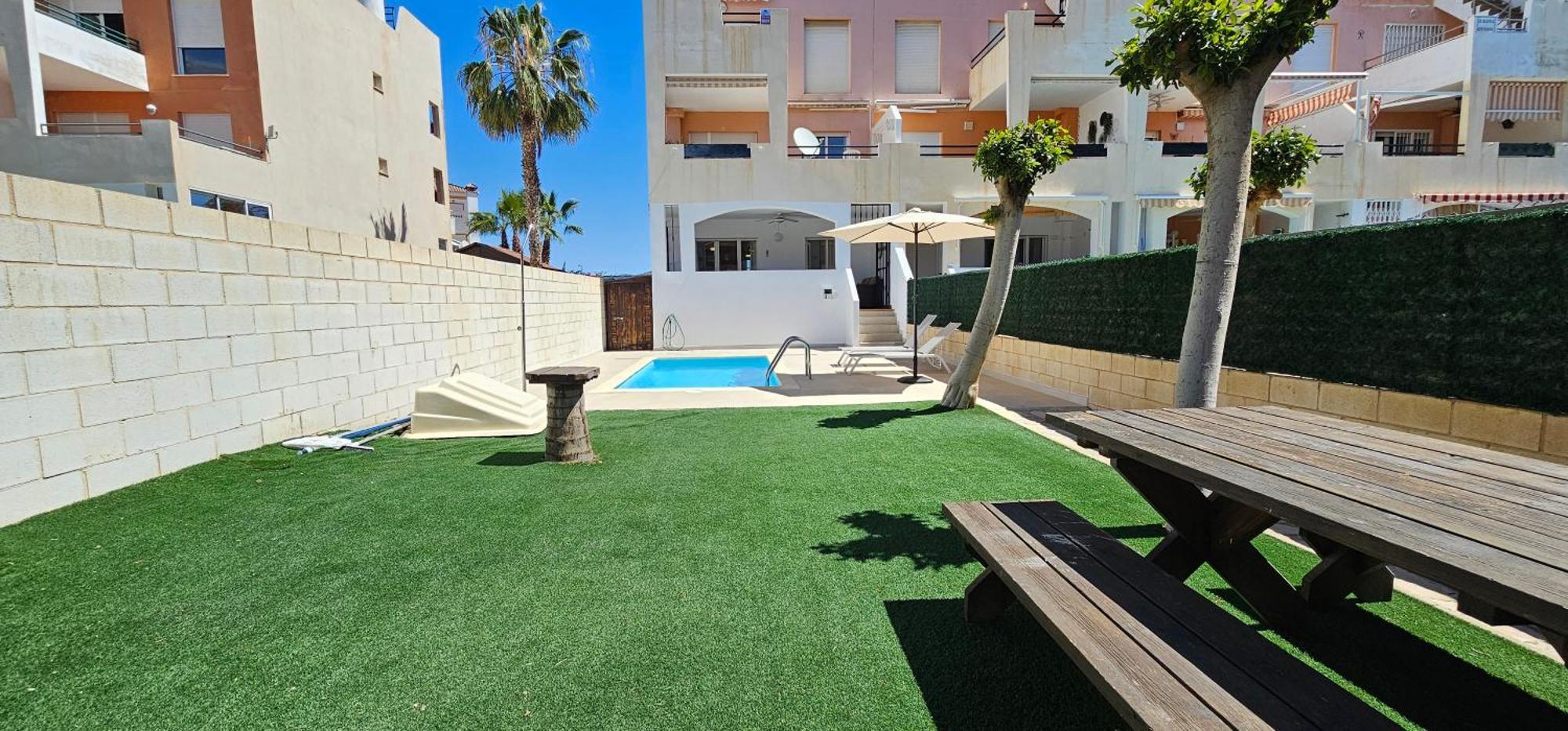 Homes Of Spain, Apartamentos Paraiso Vera Playa, Fatu Hiva, Bajo A Con Piscina Privada En Jardin Privado, Primera Linea De Playa, Wifi Extérieur photo