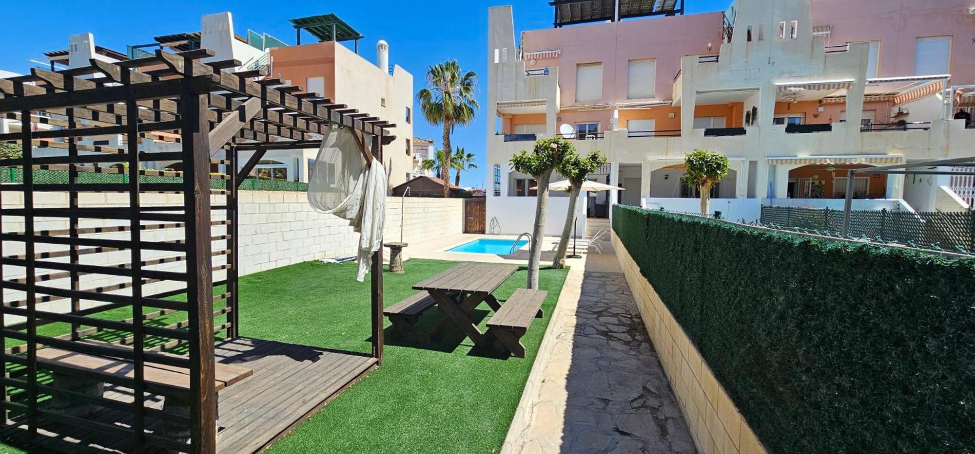 Homes Of Spain, Apartamentos Paraiso Vera Playa, Fatu Hiva, Bajo A Con Piscina Privada En Jardin Privado, Primera Linea De Playa, Wifi Extérieur photo